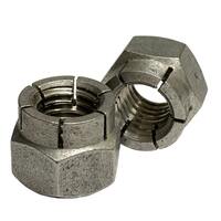 50FAF-616 3/8"-16 Flex Type Lock Nut, Light Hex, Full Height, CRES (Stainless) Steel